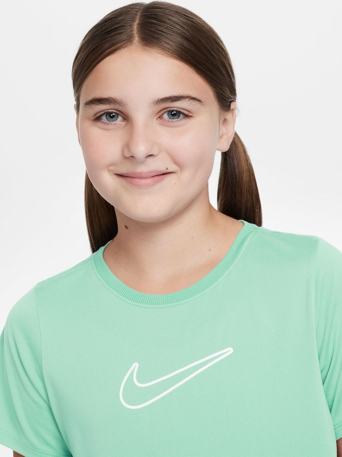 Dsiney Kidz - Nike Arctic Green Dri-FIT One Short Sleeve T-Shirt image 3