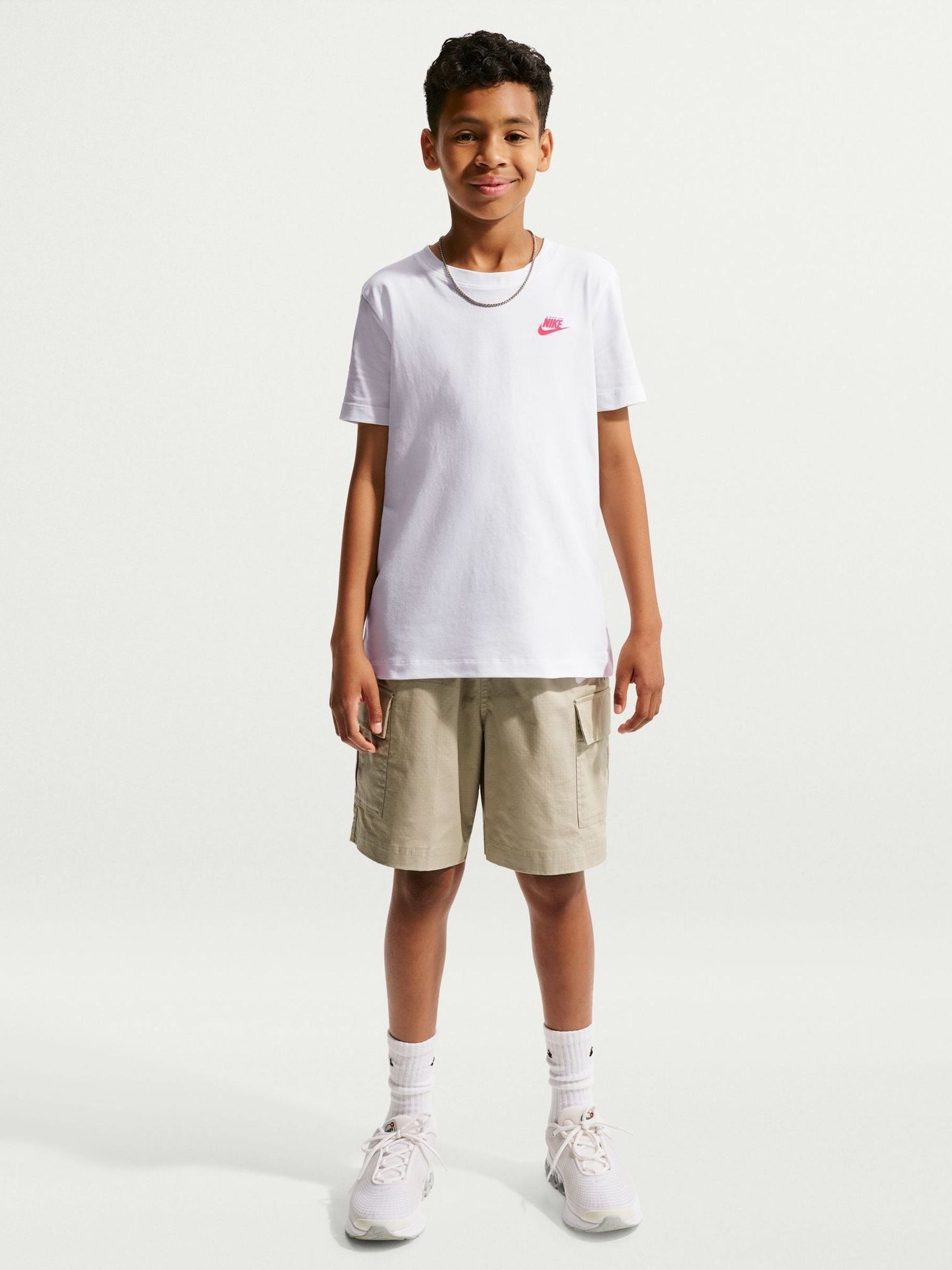 Dsiney Kidz - Nike White Graphic T-Shirt image 2