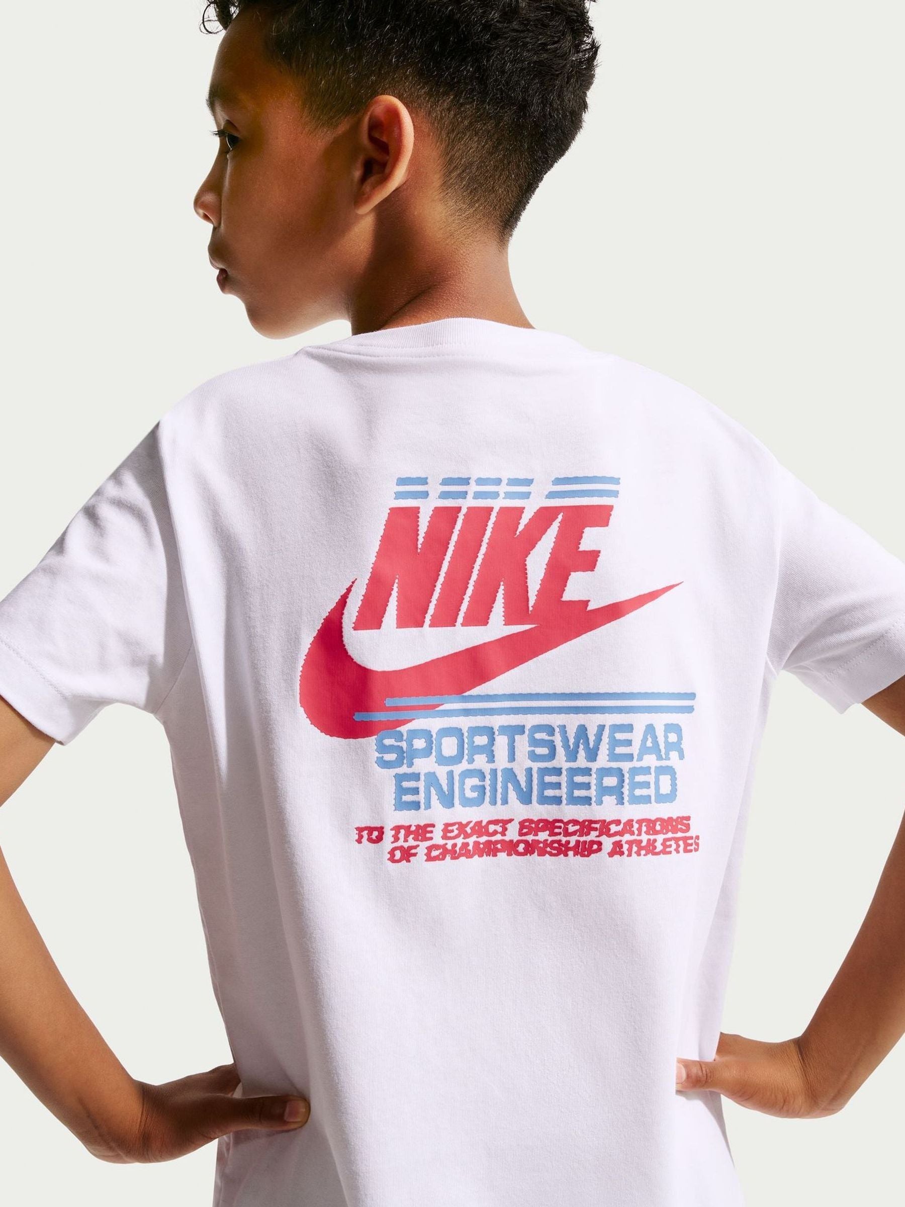 Dsiney Kidz - Nike White Graphic T-Shirt image 3