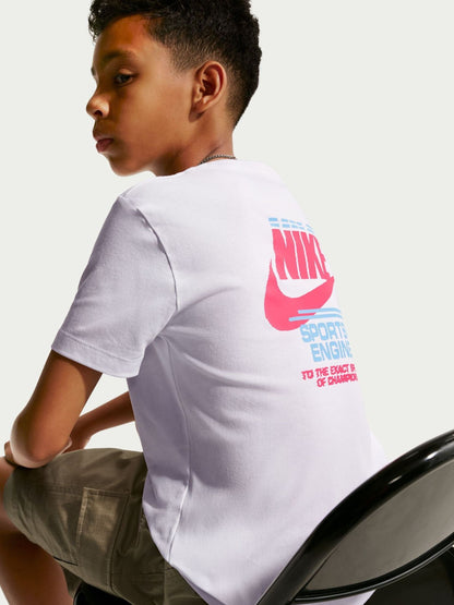 Dsiney Kidz - Nike White Graphic T-Shirt image 5