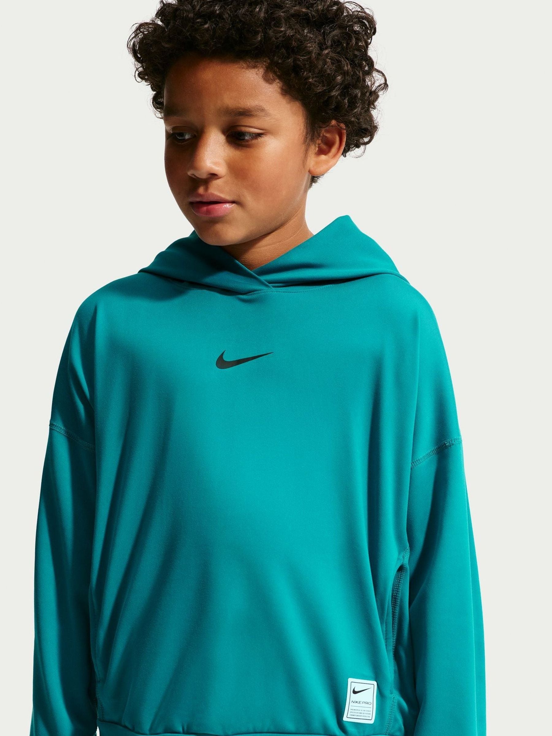 Dsiney Kidz - Nike Bright Spruce Green Pro Overhead Hoodie image 1