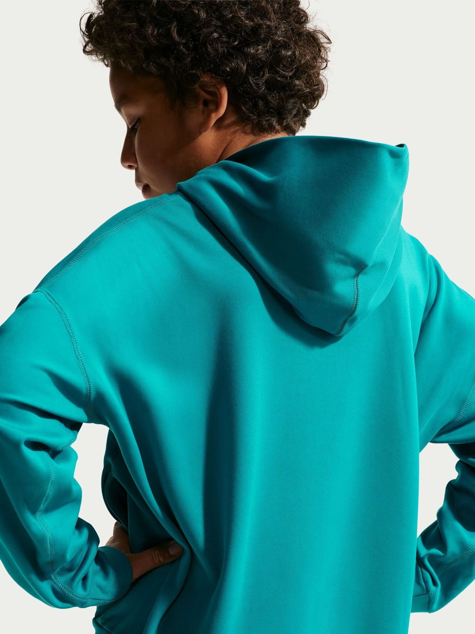 Dsiney Kidz - Nike Bright Spruce Green Pro Overhead Hoodie image 4