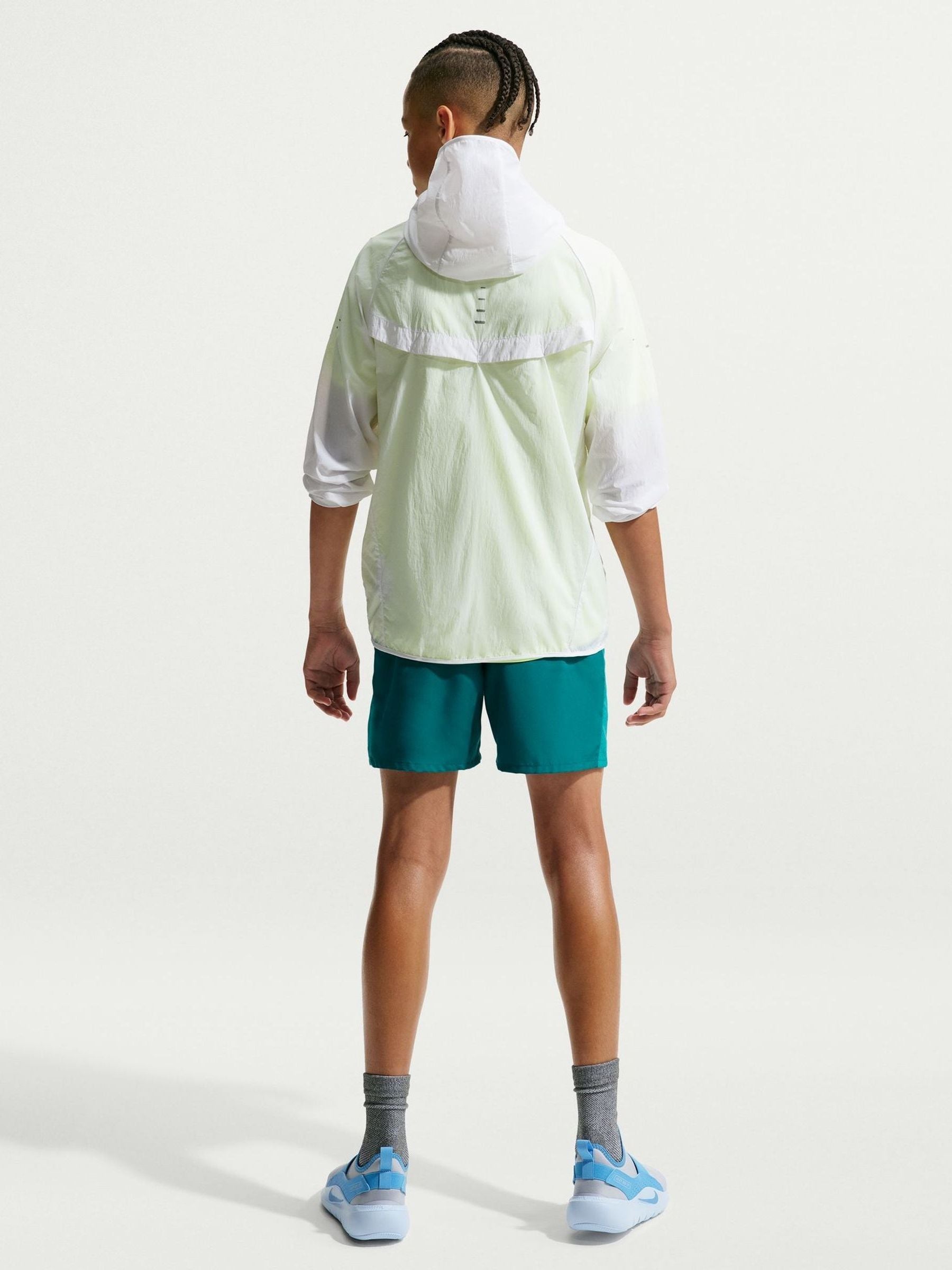 Dsiney Kidz - Nike Bright Spruce Green Miler Dri-FIT Training Shorts image 3