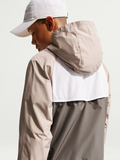 Dsiney Kidz - Nike Particle Grey Sportswear Windrunner Hooded Repel Jacket image 2