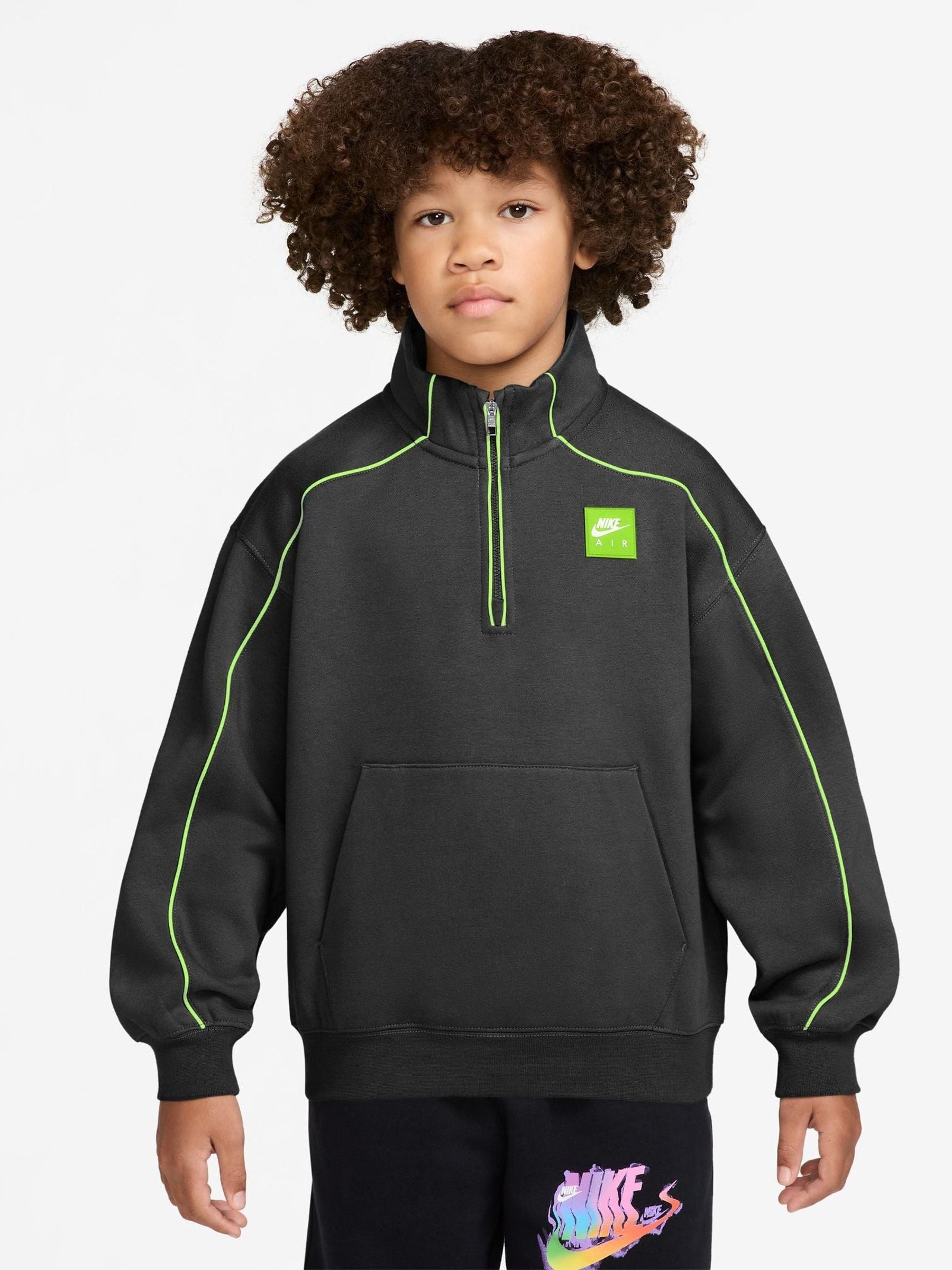 Dsiney Kidz - Nike Black Air Half-Zip Top image 1
