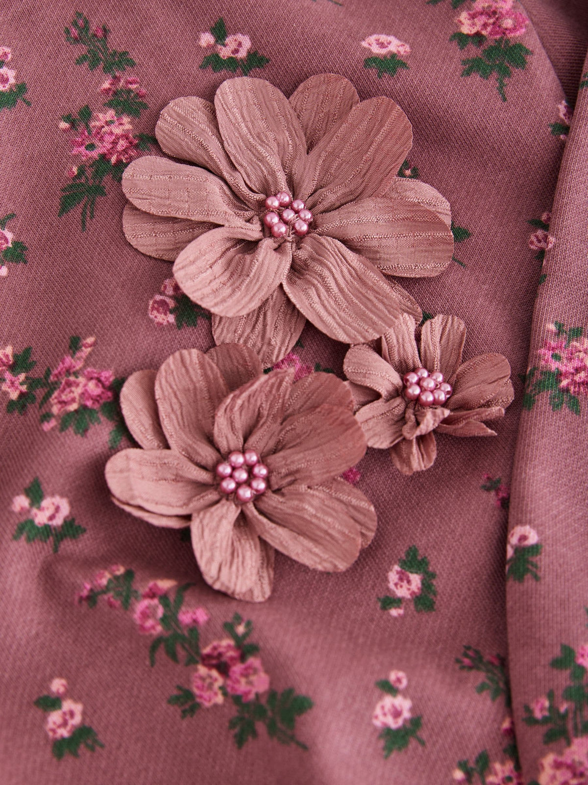 Laura Ashley Dark Pink Floral Corsage Tracksuit Set - image 10