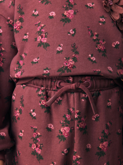 Laura Ashley Dark Pink Floral Corsage Tracksuit Set - image 6