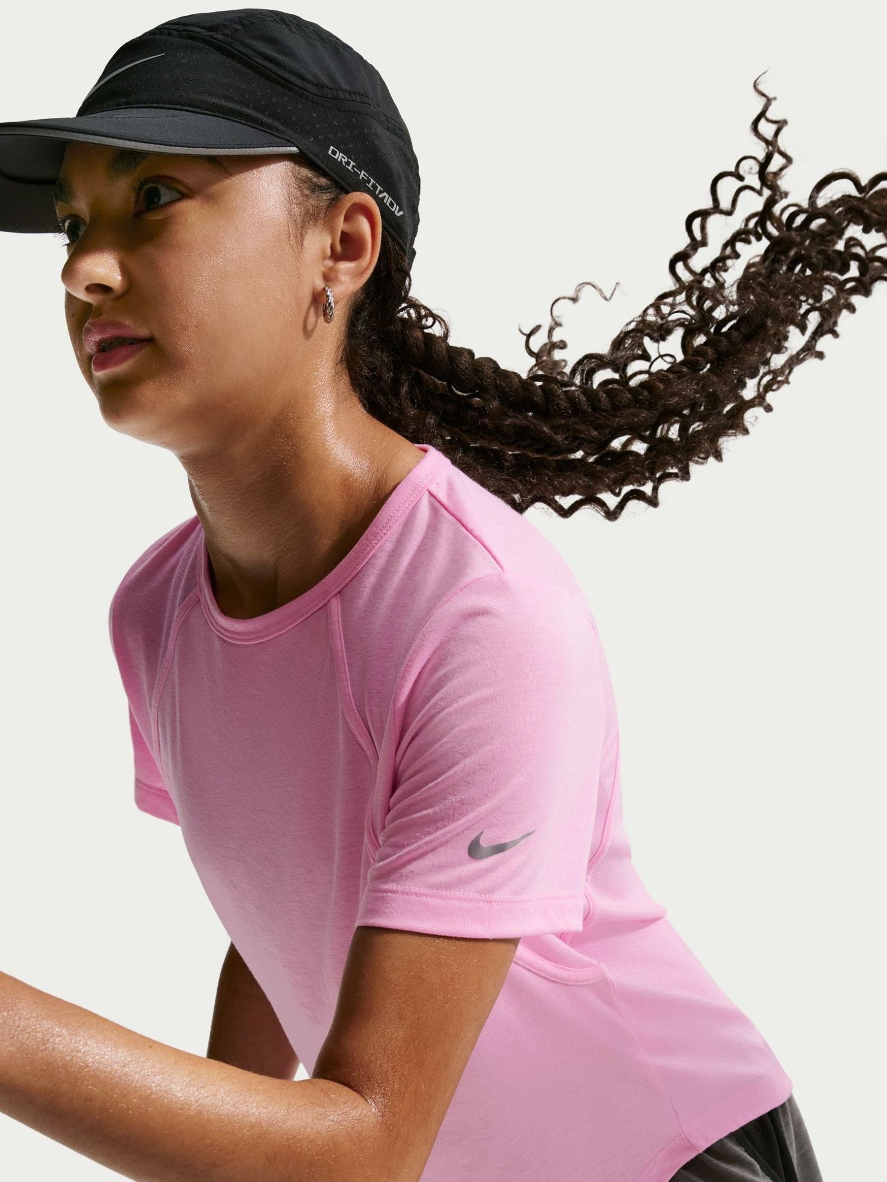 Dsiney Kidz - Nike Pink Rise Dri-FIT Tempo T-Shirt image 2