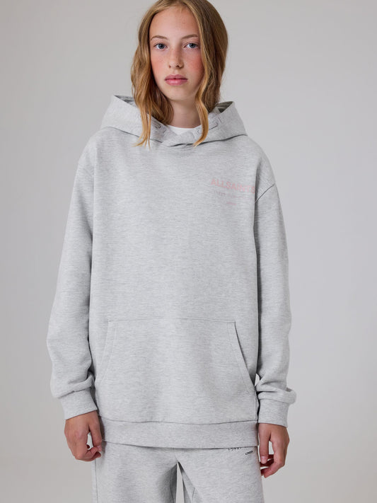 smALLSAINTS Grey Underground Oversized Pullover Hoodie - image 2