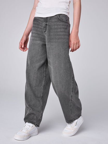 smALLSAINTS Washed Black Barrel Leg Jeans - image 3