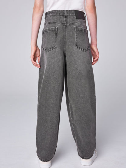 smALLSAINTS Washed Black Barrel Leg Jeans - image 4