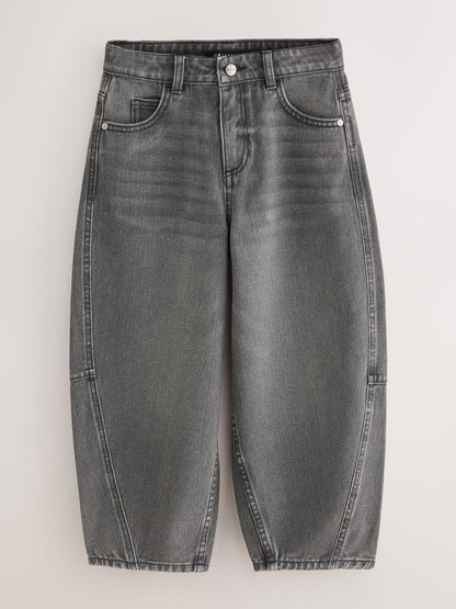 smALLSAINTS Washed Black Barrel Leg Jeans - image 8