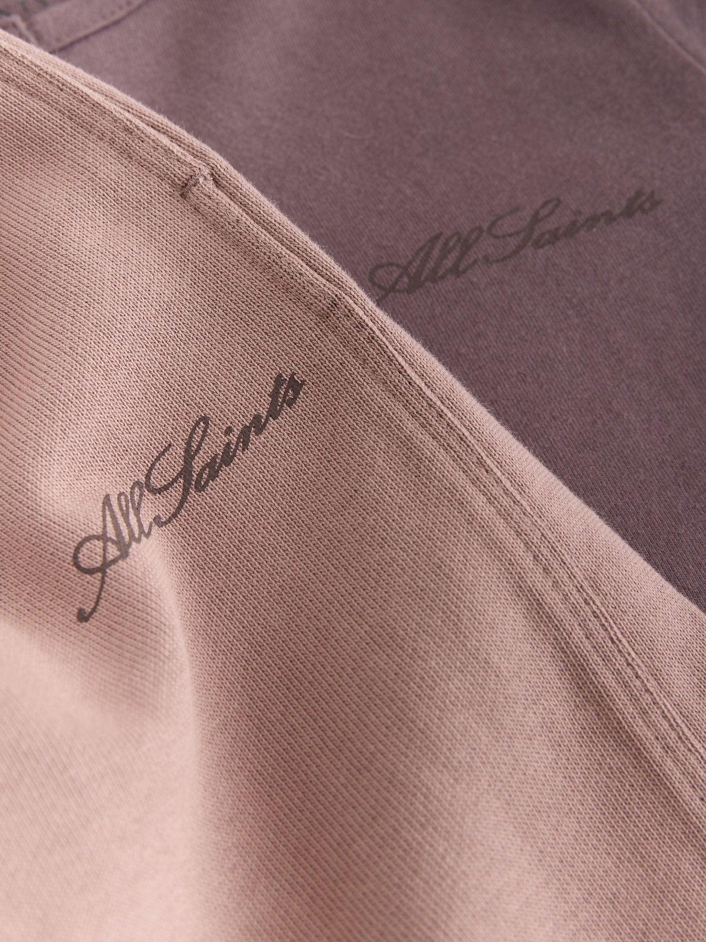 Dsiney Kidz - smALLSAINTS Purple Script Henley Top and Joggers set image 3