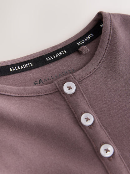 Dsiney Kidz - smALLSAINTS Purple Script Henley Top and Joggers set image 5