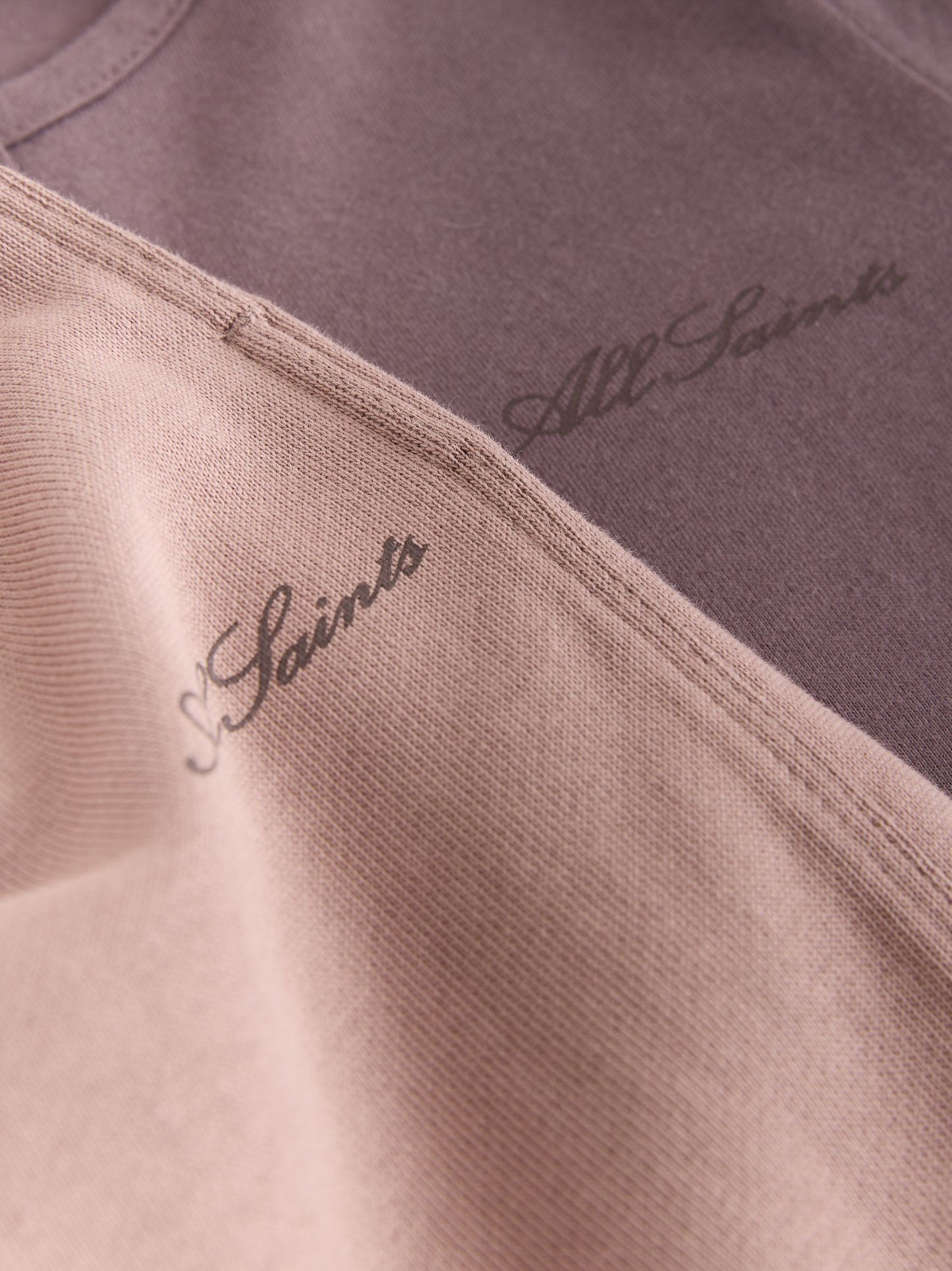 Dsiney Kidz - smALLSAINTS Purple Script Henley Top and Joggers set image 6