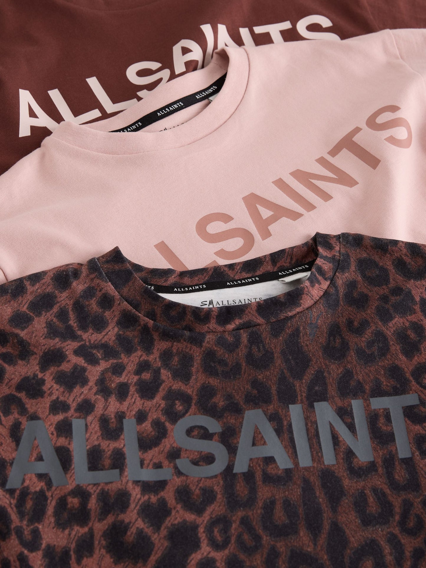 Dsiney Kidz - smALLSAINTS Leopard Block Logo T-Shirts 3 Pack image 7
