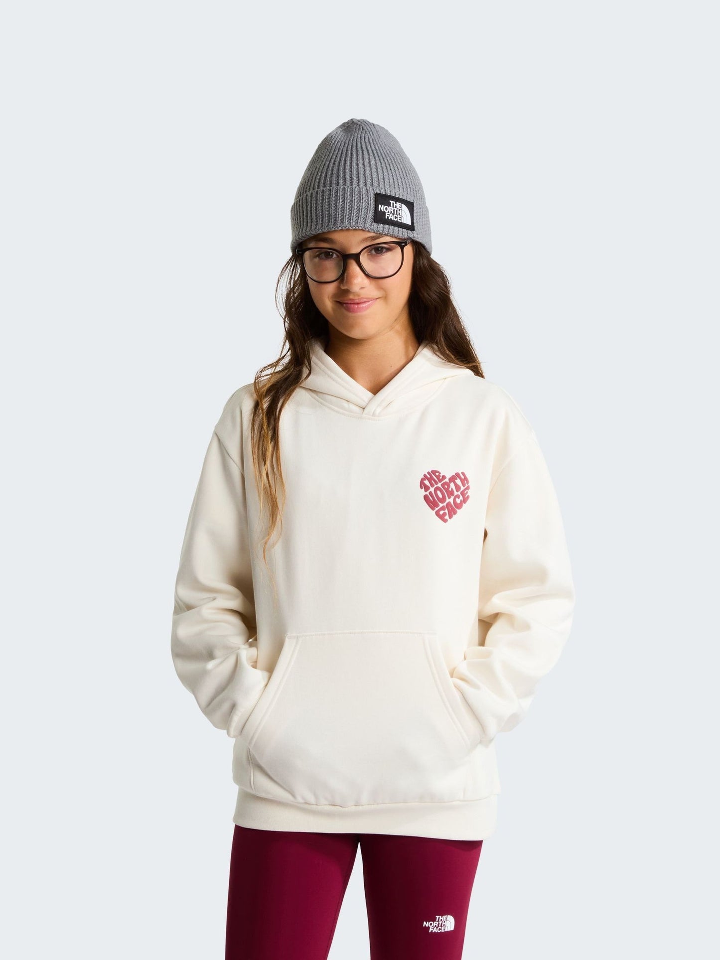 Dsiney Kidz - The North Face White Kids Campshire Full Zip Hooded Fleece image 1