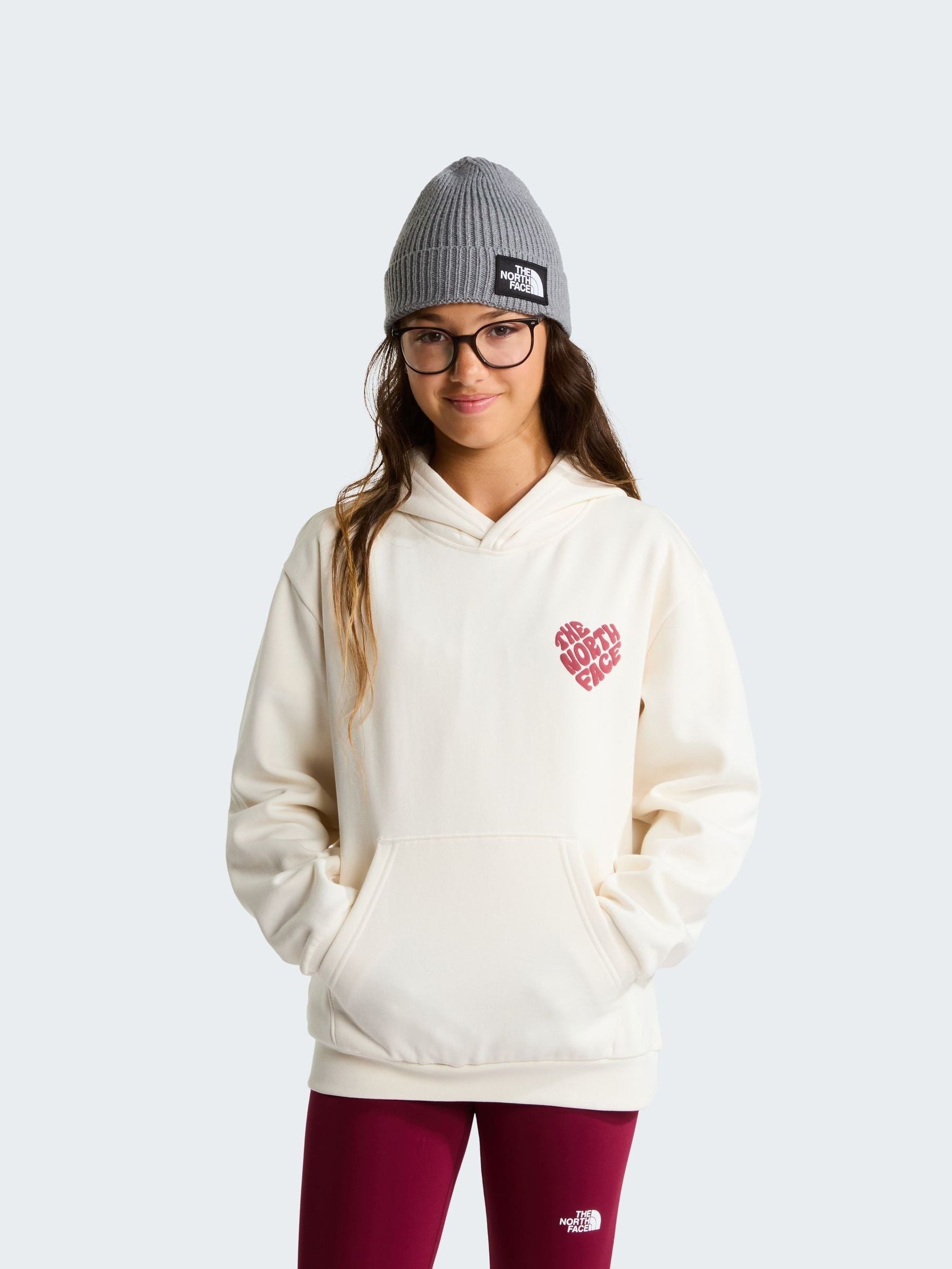 Dsiney Kidz - The North Face White Kids Campshire Full Zip Hooded Fleece image 1