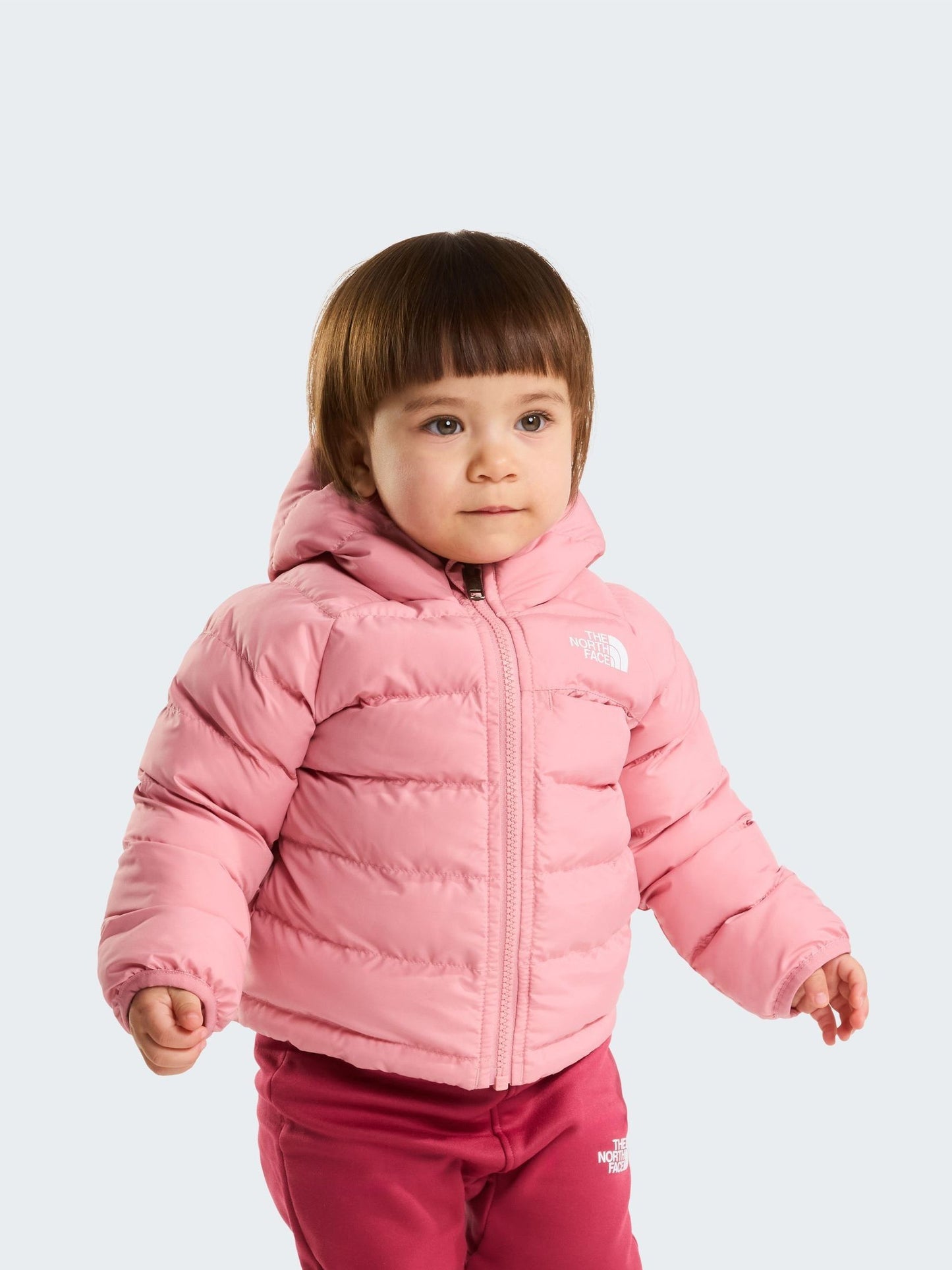 Dsiney Kidz - The North Face Pink Baby Reversible Perrito Puffer Jacket image 1