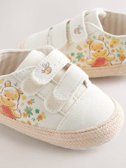 Neutral Winnie The Pooh Baby Trainers (0-24mths) image 5