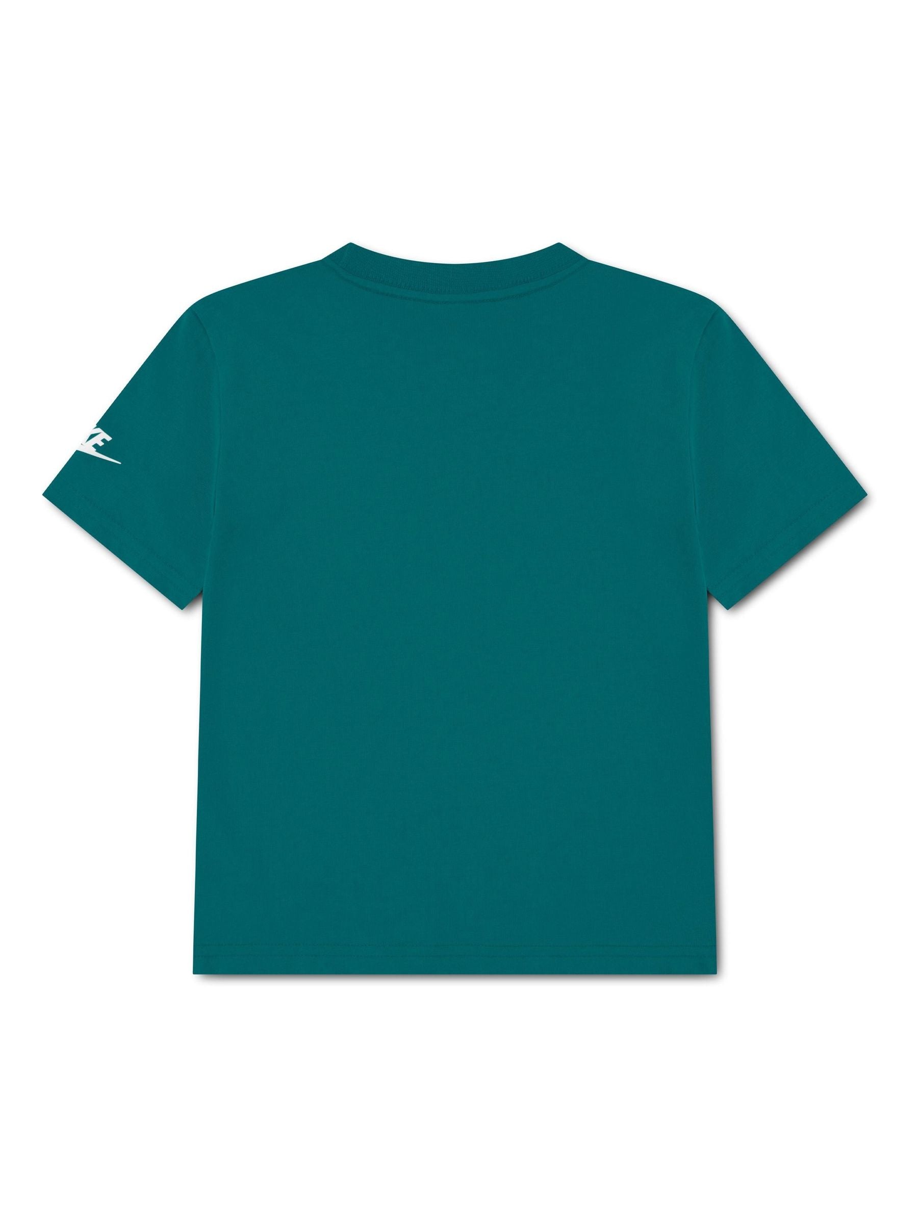 Dsiney Kidz - Nike Green Little Kids HBR Futura T-Shirt image 2