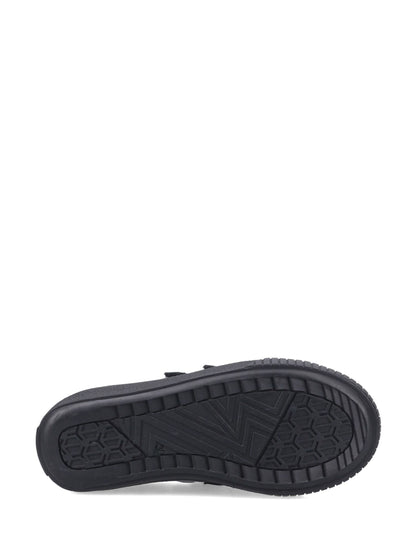 Hush Puppies Black Elsie Touch Fastening Patent Junior School shoes image 4