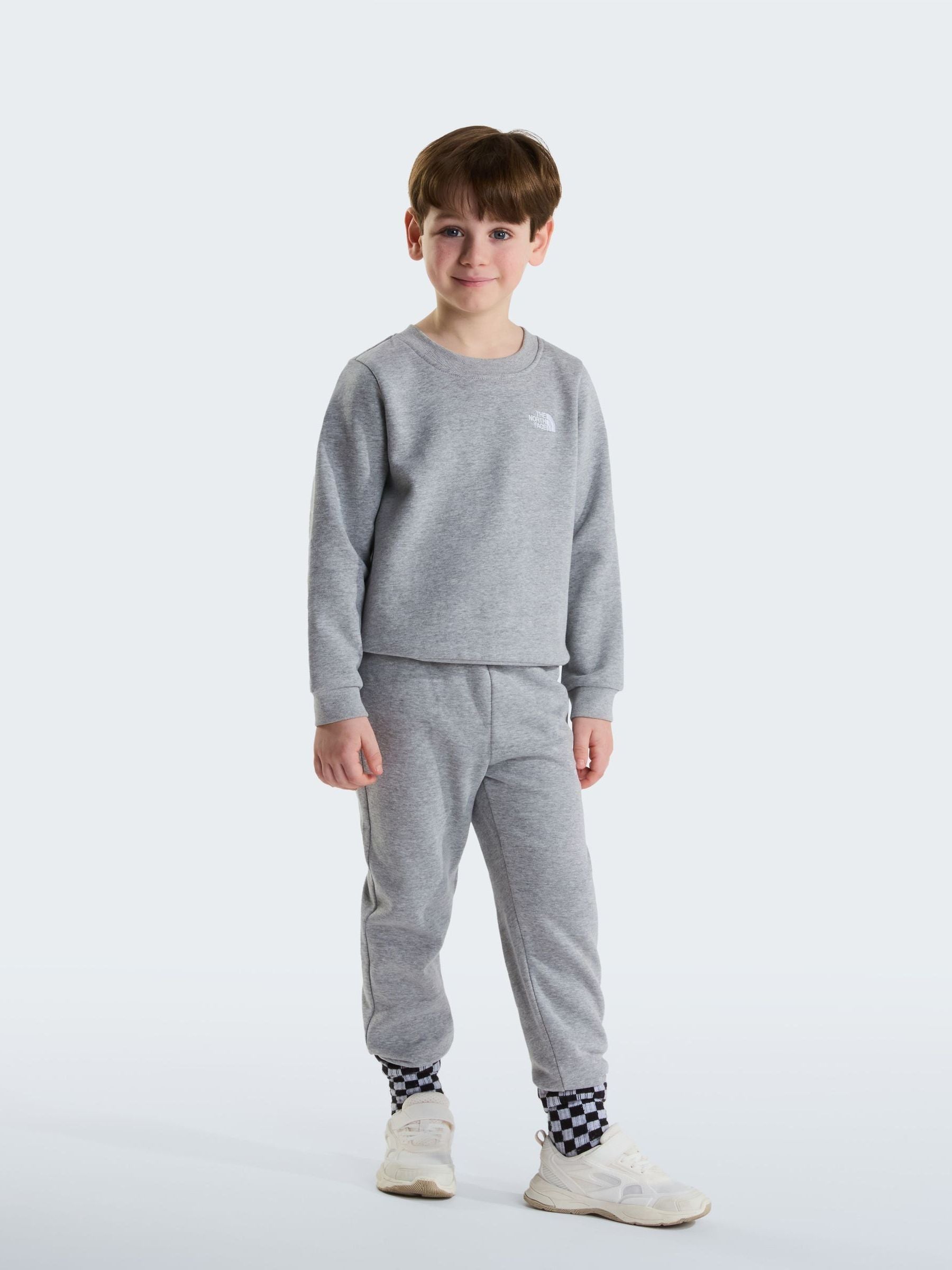 Dsiney Kidz - The North Face Grey Evolution Simple Dome Sweat Top & Joggers Set image 1