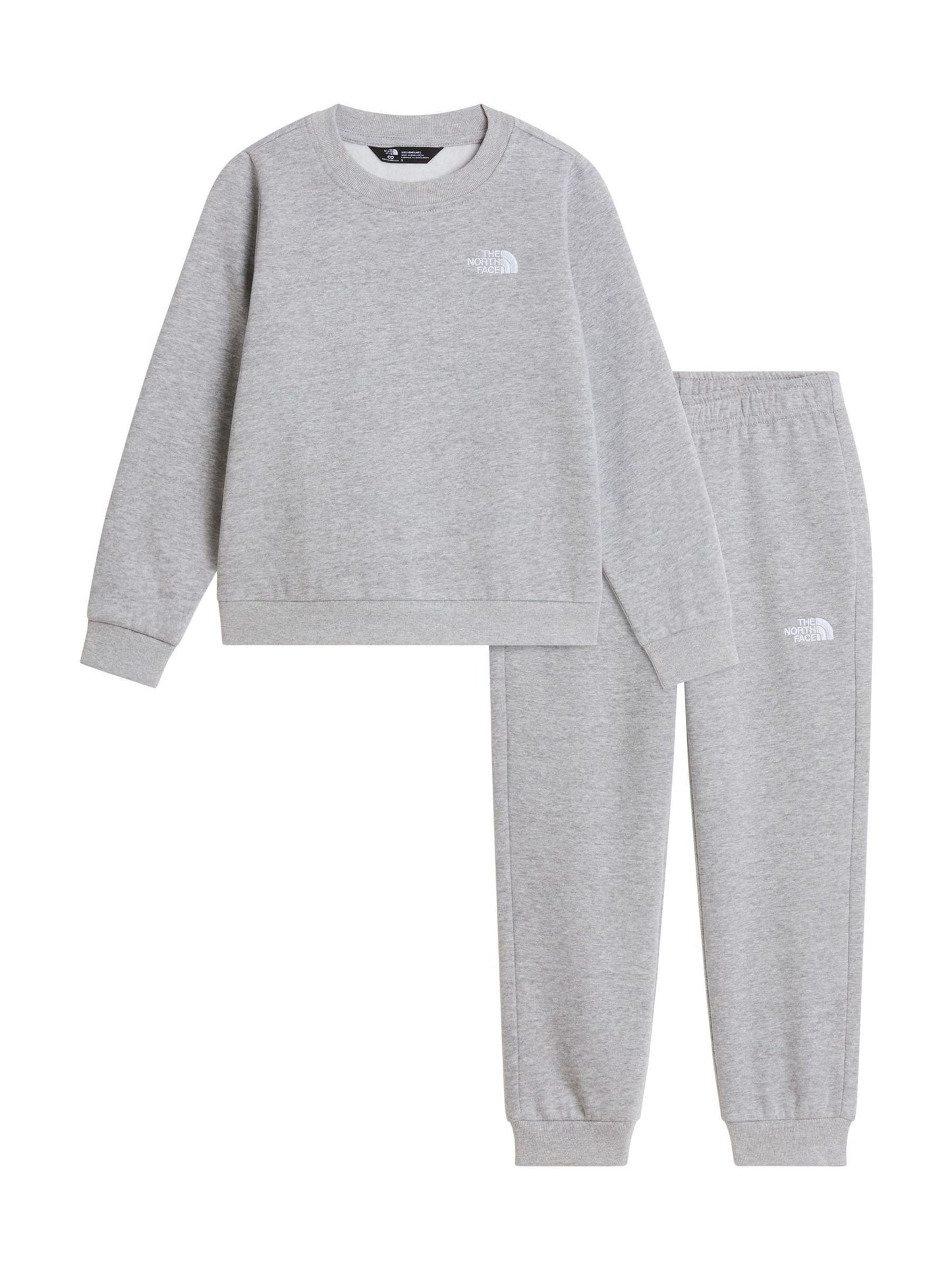 The North Face Grey Evolution Simple Dome Sweat Top & Joggers Set image 4