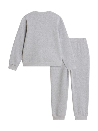 The North Face Grey Evolution Simple Dome Sweat Top & Joggers Set image 5
