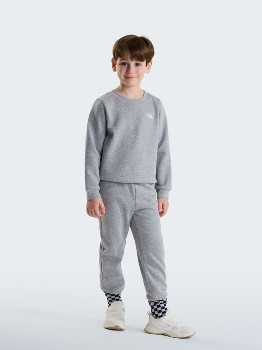 The North Face Grey Evolution Simple Dome Sweat Top & Joggers Set image 1