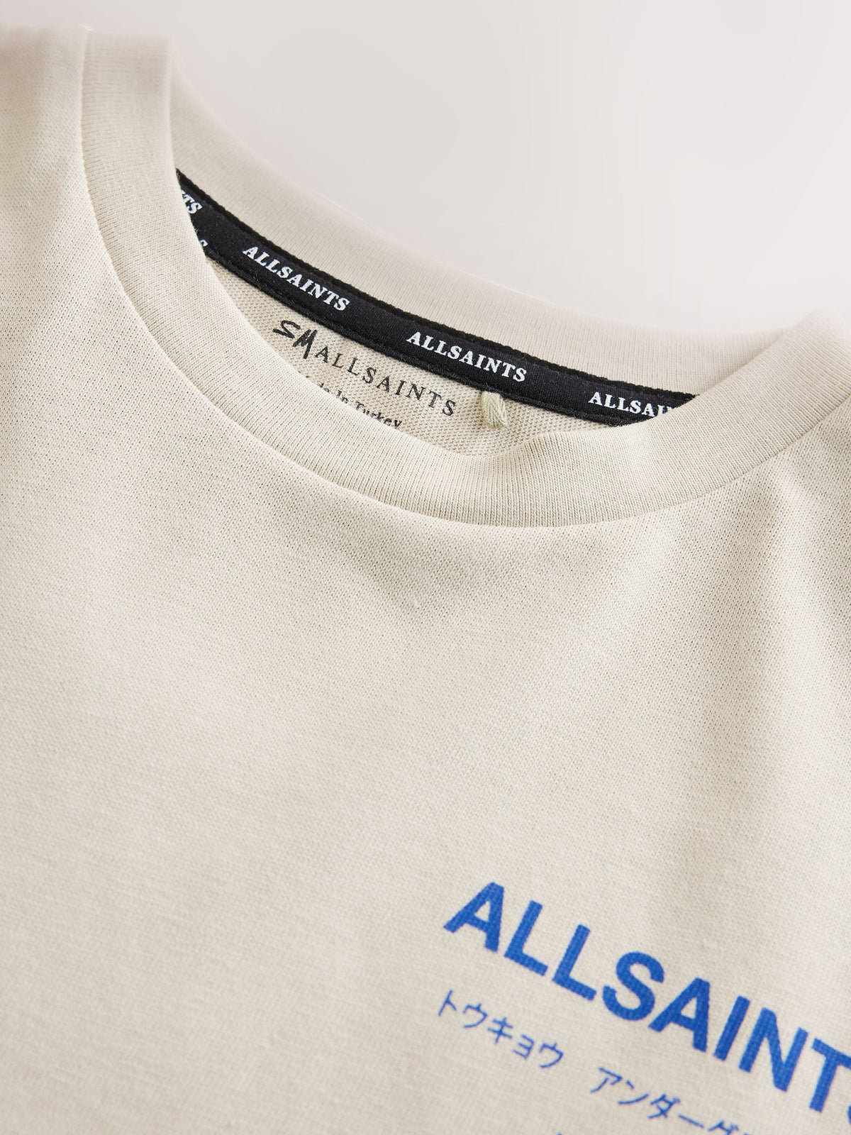 smALLSAINTS Light Grey Oversized Underground Crew Cotton T-Shirt - image 10