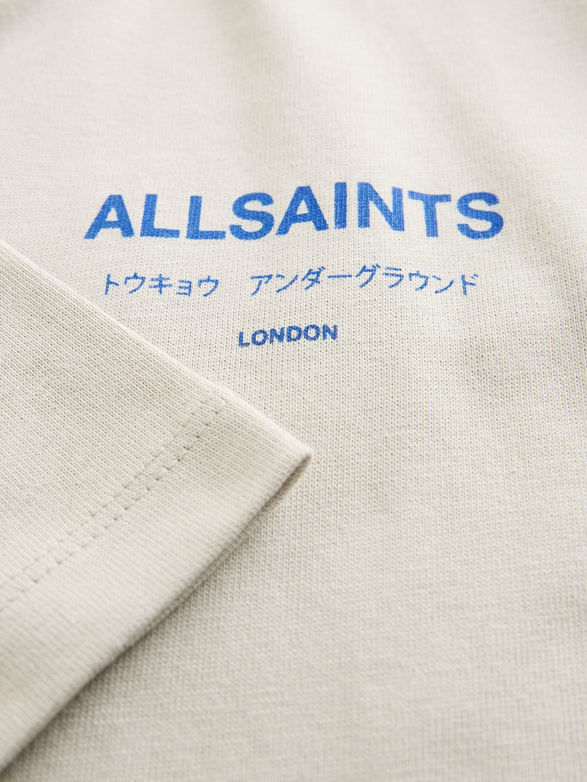 smALLSAINTS Light Grey Oversized Underground Crew Cotton T-Shirt - image 9