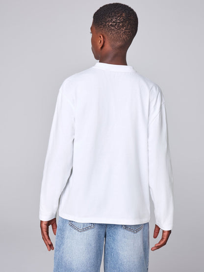 smALLSAINTS Black/White Tierra Baseball Shacket and T-Shirts Set - image 5