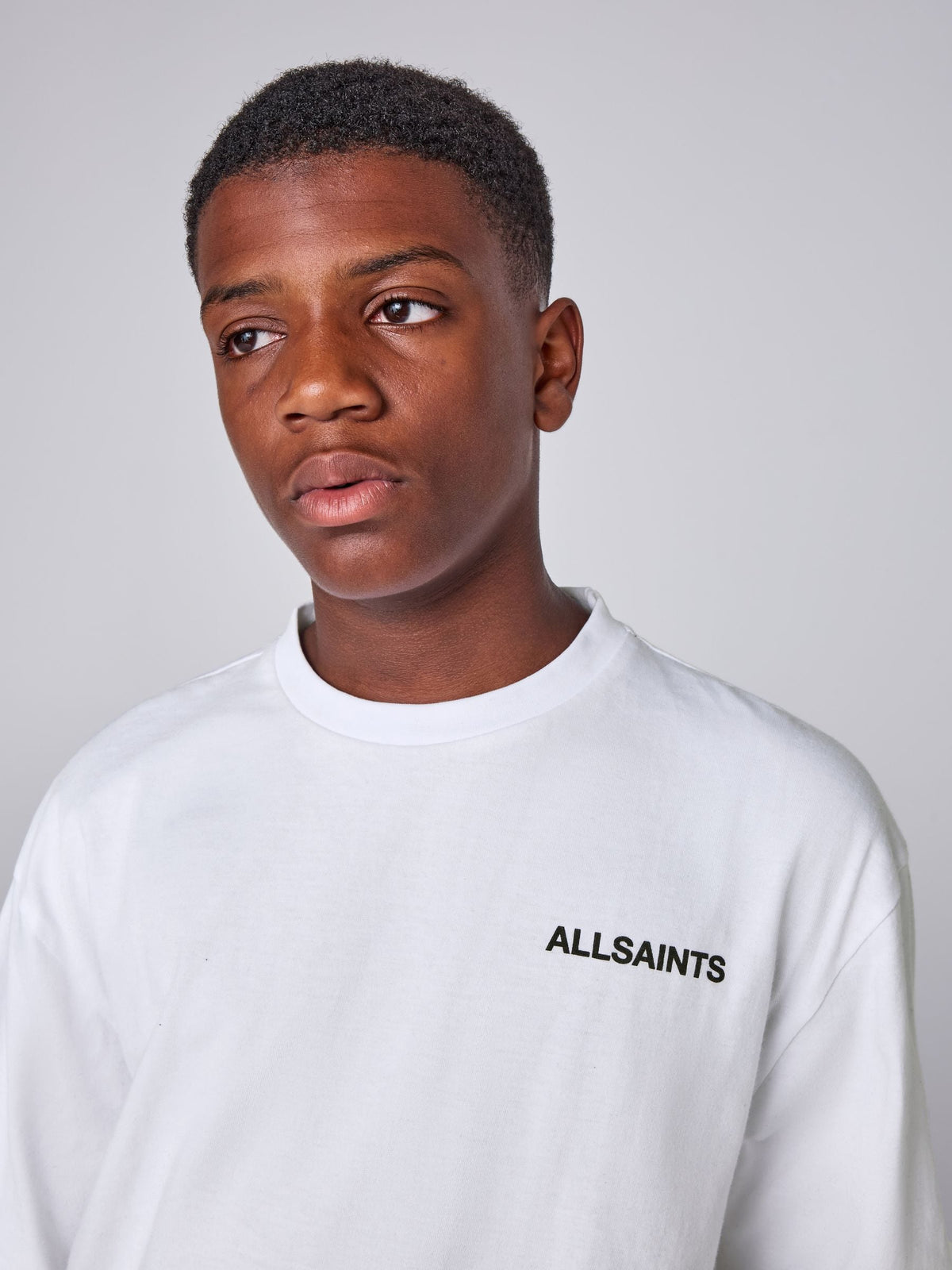 smALLSAINTS Black/White Tierra Baseball Shacket and T-Shirts Set - image 7