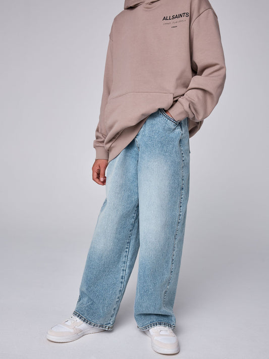 smALLSAINTS Blue Denim Denim Wide Leg Jeans - image 1