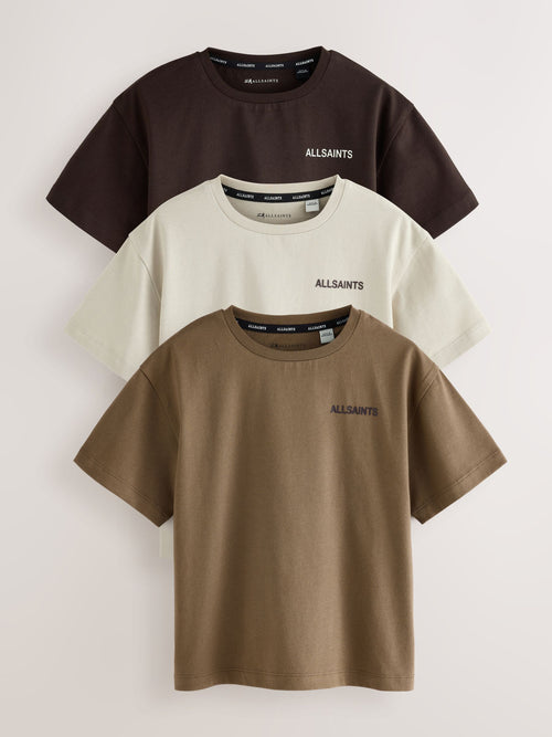 smALLSAINTS Multi Logo Crew Relaxed T-Shirts 3 Pack - image 1