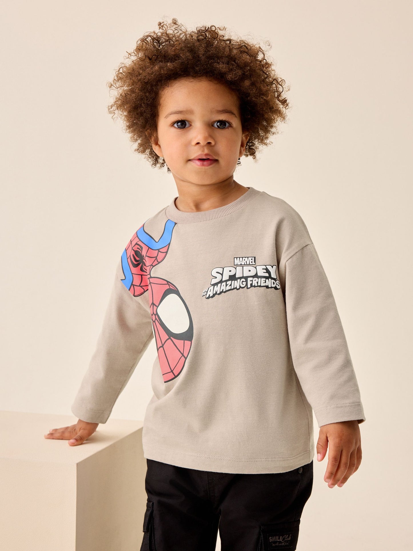 Dsiney Kidz - Cement Spidey Long Sleeve T-Shirt (9mths-8yrs) image 1