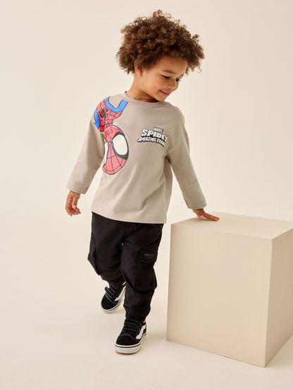 Dsiney Kidz - Cement Spidey Long Sleeve T-Shirt (9mths-8yrs) image 4