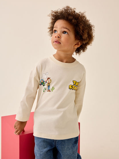 Dsiney Kidz - Ecru Toy Story Long Sleeve T-Shirt (3mths-8yrs) image 2