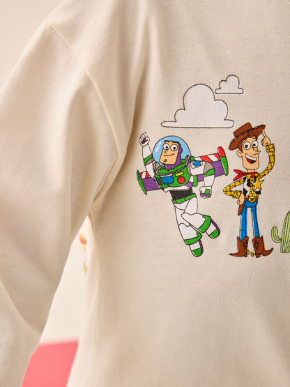 Dsiney Kidz - Ecru Toy Story Long Sleeve T-Shirt (3mths-8yrs) image 3