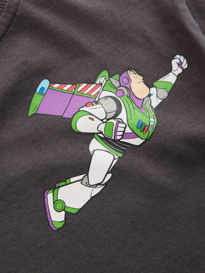 Dsiney Kidz - Charcoal Grey Buzz Lightyear Toy Story Long Sleeve T-Shirt (3mths-8yrs) image 8