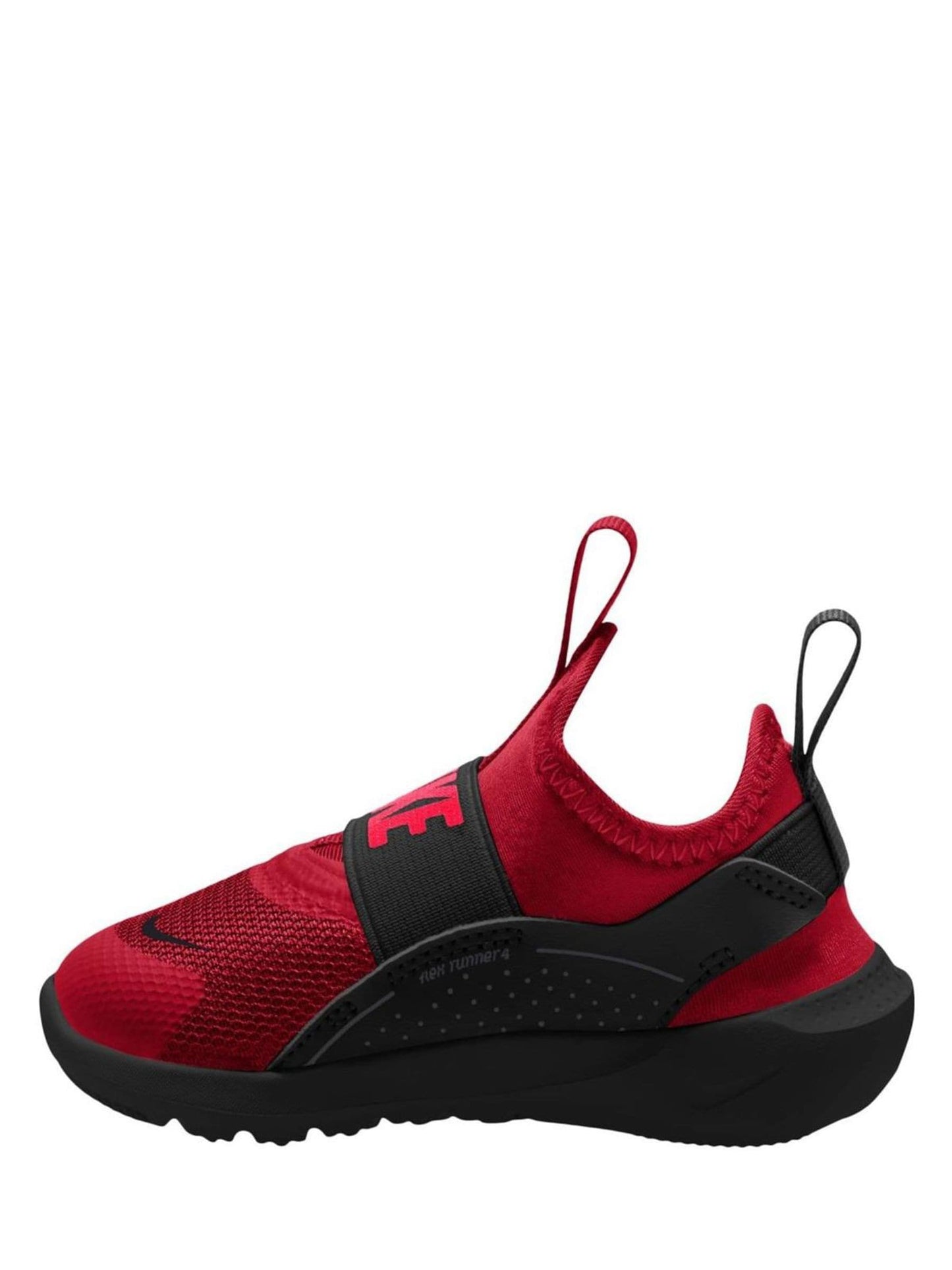 Nike University Red/Black Infant Flex Runner 4 Trainers image 2