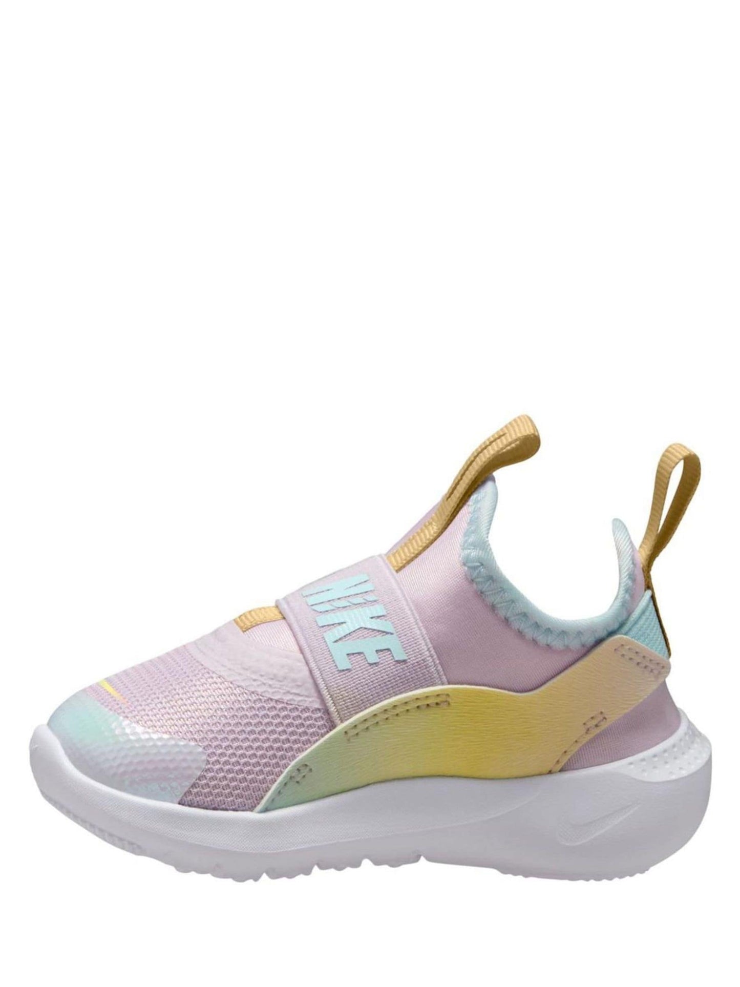 Nike White/Lilac Purple Infant Flex Runner Trainers image 2