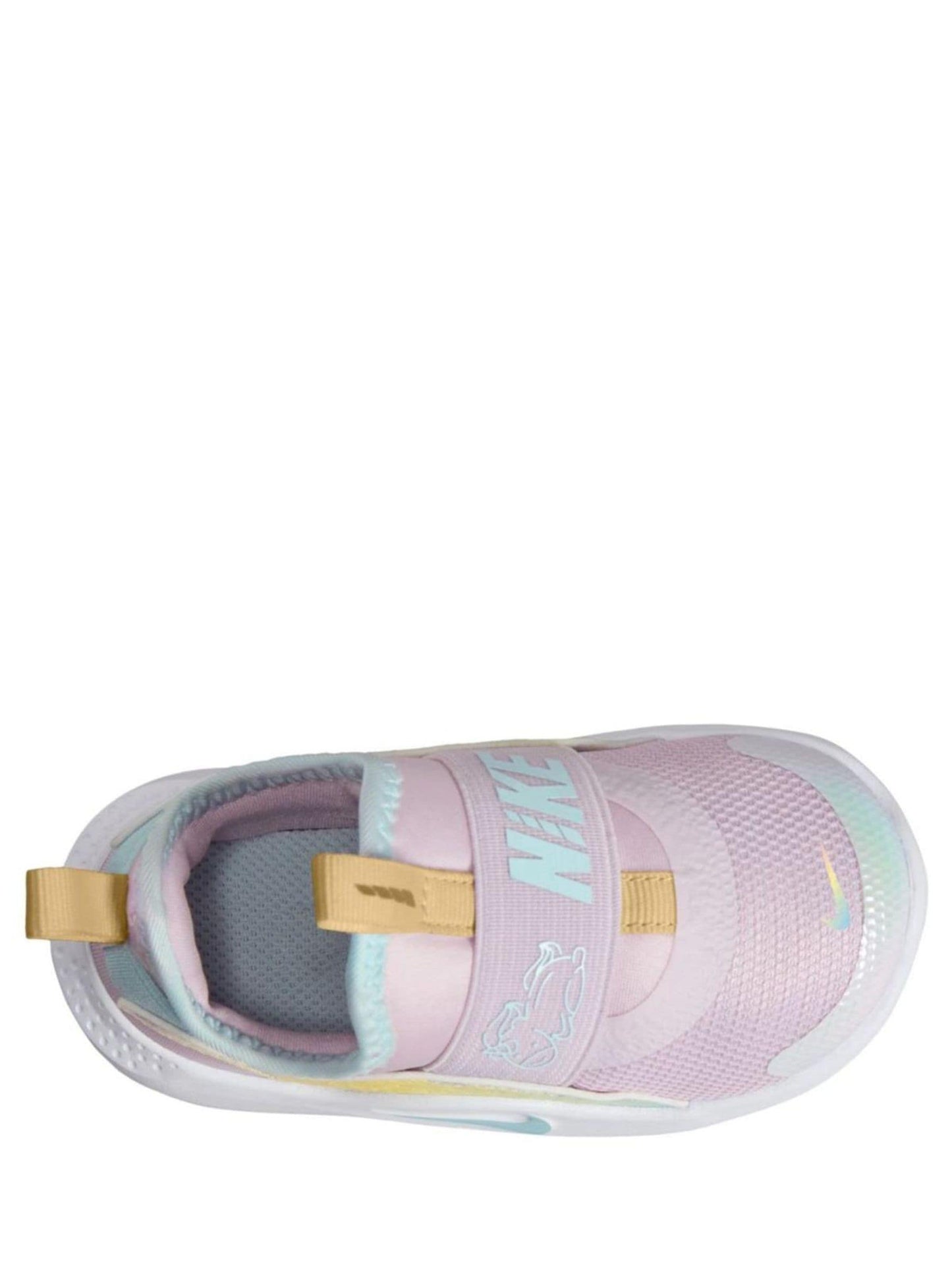 Nike White/Lilac Purple Infant Flex Runner Trainers image 3