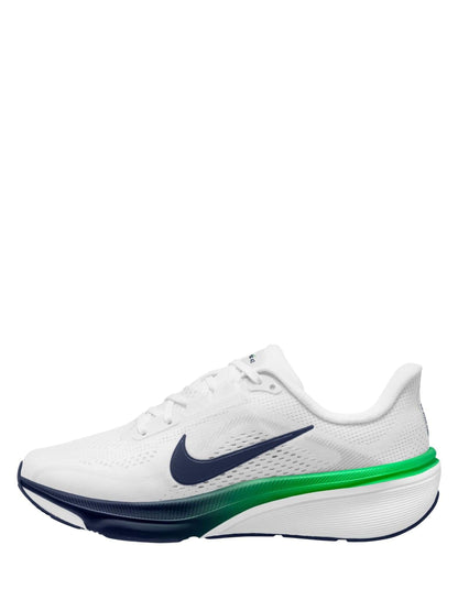 Nike White/Green Spark Pegasus 42 Road Running Trainers image 2