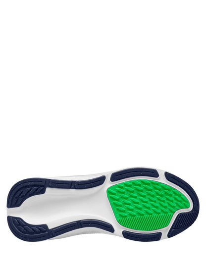 Nike White/Green Spark Pegasus 42 Road Running Trainers image 4