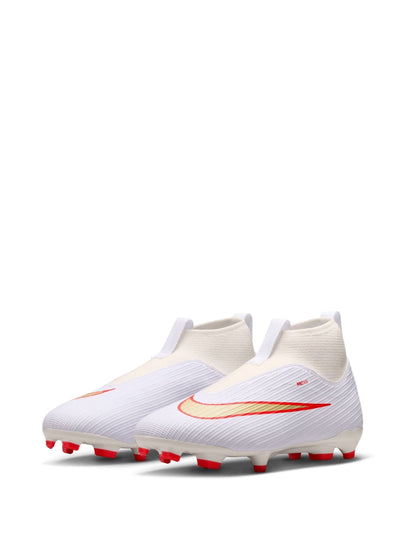 Nike White Jr. Mercurial Superfly 11 Academy Little/Multi-Ground High-Top Football Boots image 2