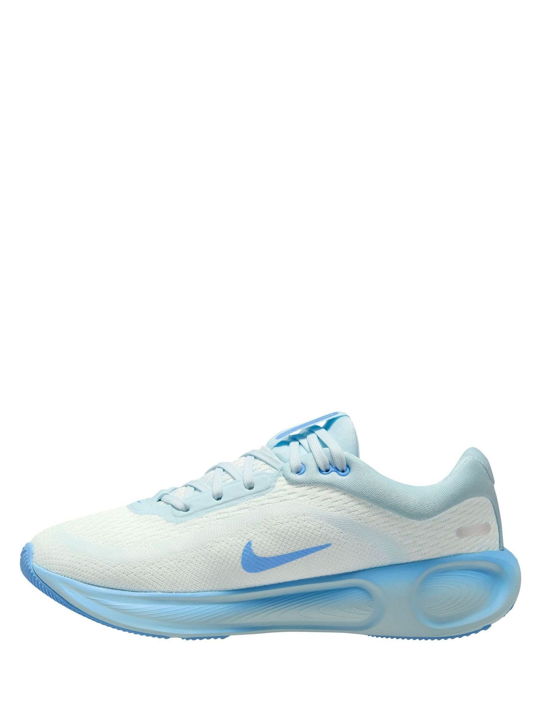 Nike White/Football Blue Youth Stellar Ride Trainers image 2