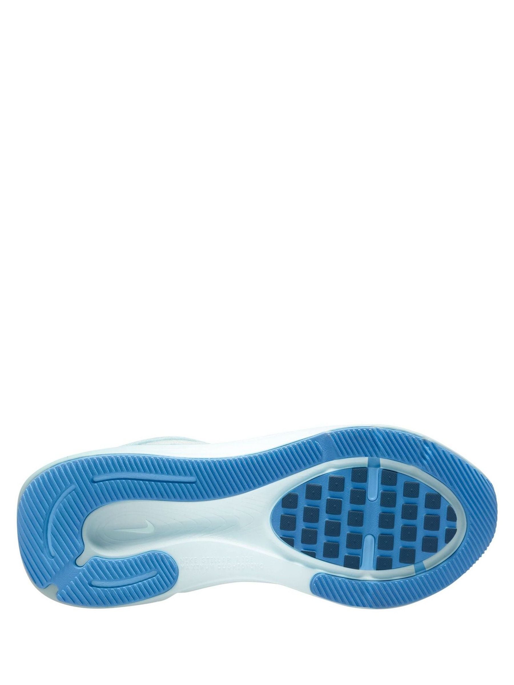 Nike White/Football Blue Youth Stellar Ride Trainers image 4