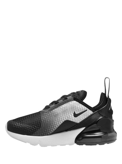 Nike Black/Cool Grey Junior Air Max 270 Trainers image 2